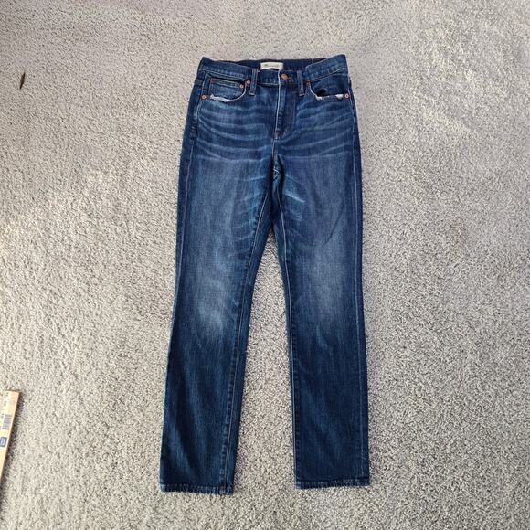 Madewell Denim - Madewell The High-Rise Slim Boyjean 25x30 Blue Jeans USA GAP